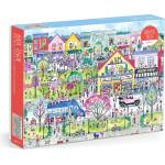 Galison - Puzzle Michael Storrings: Book Town - 1 000 piese