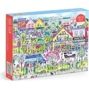 Galison - Puzzle Michael Storrings: Book Town - 1 000 piese