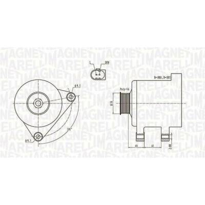 generátor MAGNETI MARELLI 063731782010