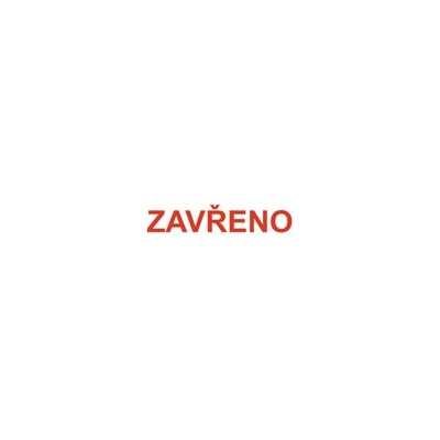 Informační štítek ZAVŘENO 668