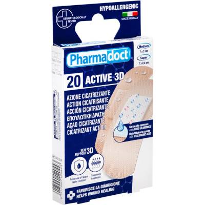 Pharmadoct Active 3D náplasti s kyselinou hyalurónovou 20 ks