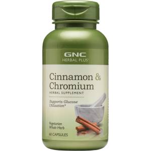 GNC Cinnamon Plus Chrome 500 mg [60 капсули]