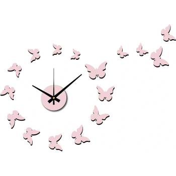 Karlsson Стенен часовник Butterfly 35 см светлорозов (KA6000LP)