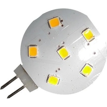 Premiumlux LED žárovka G4 6 led smd 2835 12V DC 1W Teplá bílá