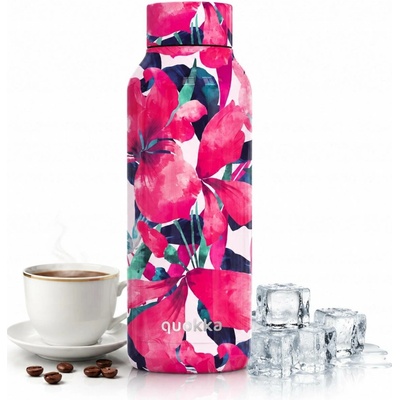 Quokka Nerezová termoláhev Solid pink bloom 510 ml