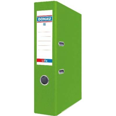 DONAU Organizér na dokumenty Life A4 75 mm PP/kartón, neónovo zelený 3969001PL-06