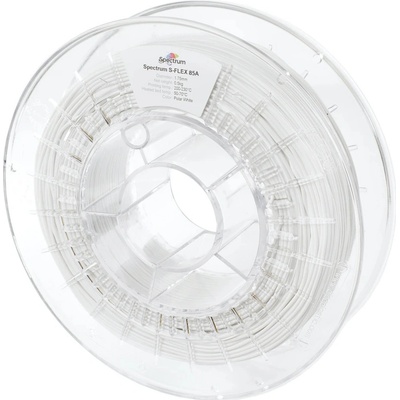 Spectrum S-Flex 85A, 1,75mm, 250g, 80571, polar white