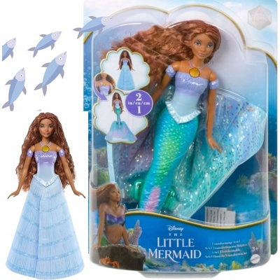 Mattel Disney Malá mořská víla Ariel s kouzelnou proměnou