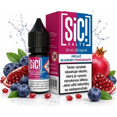 Sic! Salts Blueberry Pomegranate 10 ml 20 mg
