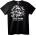 NOONEBRAND Тениска Преодолей Болката Фитнес - L, Black