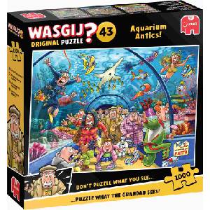 Jumbo - Puzzle Wasgij: Original 43 - Aquarium Antics! - 1 000 piese