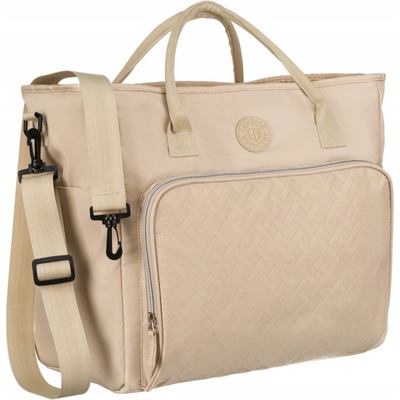 Peterson Cestovní taška béžová přes rameno polyester 28 l