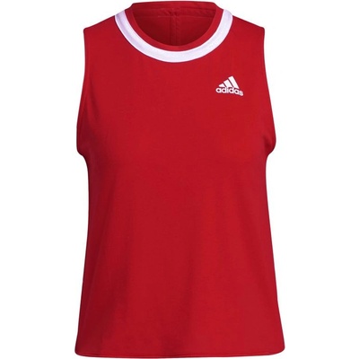 adidas Club Knot Tank vivid red white