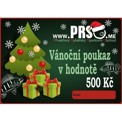 Vánoční dárkový poukaz 500Kč k nákupu na www.PRSO.me – Zboží Mobilmania