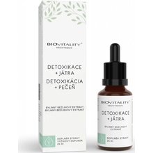 Tinktura bezlihová Detoxikace + játra Biovitality, kapky, 25 ml