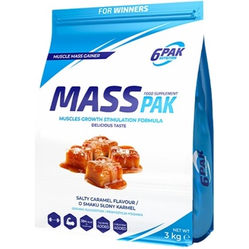 Image 1 of 6PAK Nutrition Mass pak [3000 грама] Солен карамел