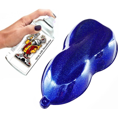 SuperBlue extra výrazná metalická farba v spreji: 400ml