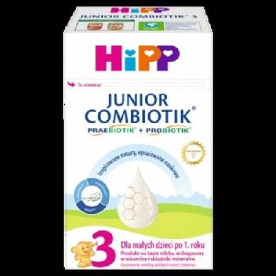 HIPP BIO pšeničná mléčná kaše s vitamíny bez cukru 450 g