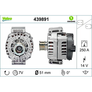 Alternátor VALEO 439891