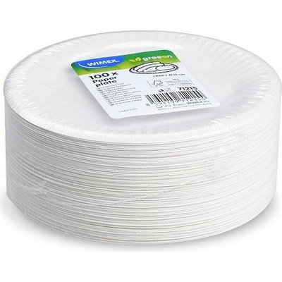 Wimex Papierový tanier FSC Mix biely O15cm