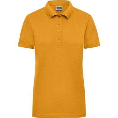 James & Nicholson JN 829 Dámske pracovné piqué polo žltá Gold