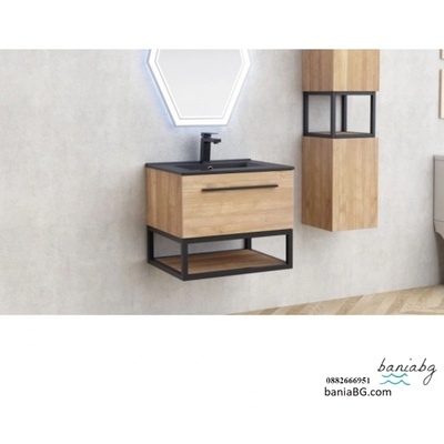 Inter Ceramic Долен конзолен pvc шкаф за баня icp 6050-039 СИМОН