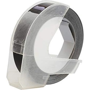 Pro Dymo Съвместима лента с Dymo S0898130, 9mm x 3m, бял печат / черен фон (S0898130)