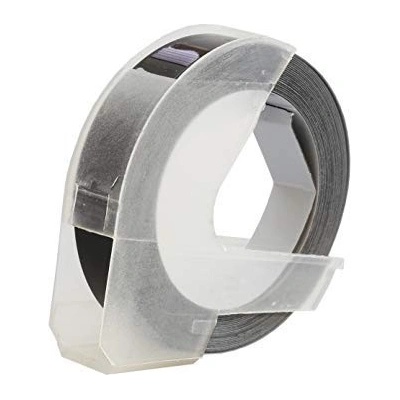 Compatible Съвместима лента с Dymo S0898130, 9mm x 3m, бял печат / черен фон (S0898130)