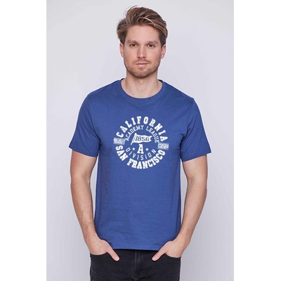 GloStory pánské tričko California modrá