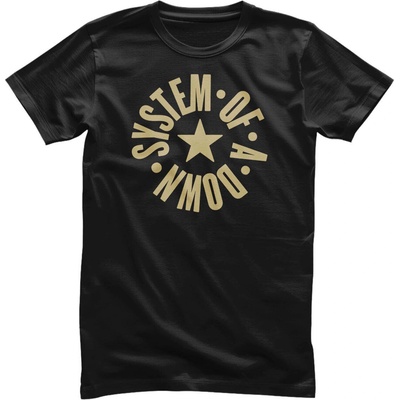System of a Down Circle Star Logo Black L Риза (<![CDATA[WMX-1-SOAD007-BK-L]]>)