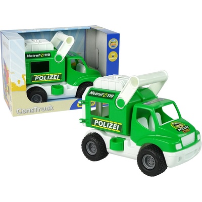 Lean Toys Policajné auto zelené