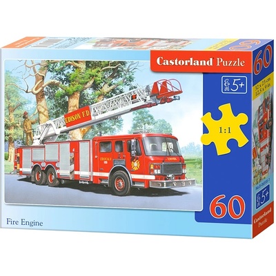 Castorland Пъзел Castorland от 60 части - Пожарникарски екип (В-06595)