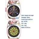 Wiky Terč oboustranný magnetický se 3 šipkami