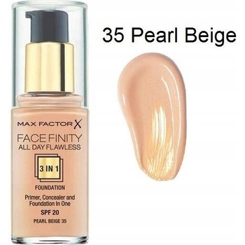 Max Factor Facefinity 3v1 All Day Flawless make-up 35 Pearl Beige 30 ml