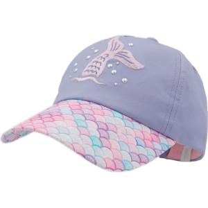 maximo Детска шапка с козирка Maximo Kid's Mini Girl Cap Mermaid Klettverschluß Cap - Hyazinthe - размер 49-51 cm (904-4133-0111)