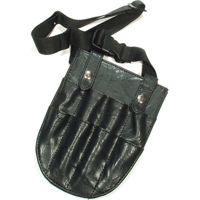 Duko Kadeřnická brašna na nůžky a nářadí černá kůže