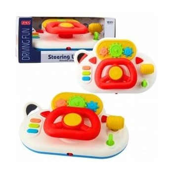 LEAN Toys Simulator Driving For Kids Interactive Steering Wheel Lights Sounds