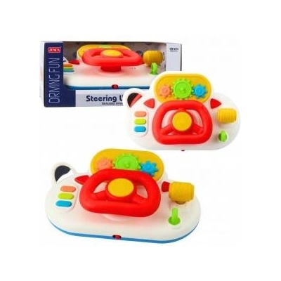 LEAN Toys Simulator Driving For Kids Interactive Steering Wheel Lights Sounds