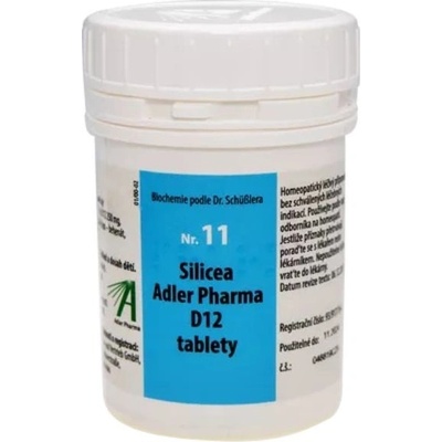 Adler Pharma Schüsslerovej soli Nr.11 Silicea D12 1000 tabliet