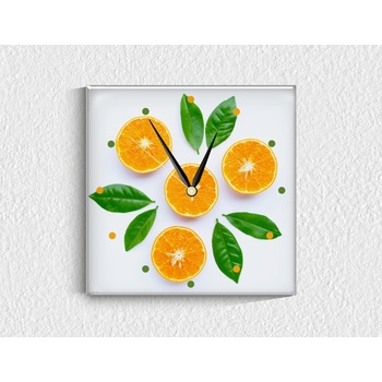 Image 1 of Стъклен стенен часовник 043