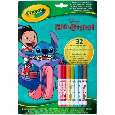 Crayola Crayola: Комплект за оцветяване Lilo&Stitch (04-0865G)
