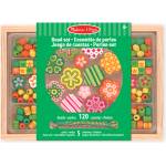 Melissa & Doug - Дървен комплект за създаване на бижута - Цветя - bebetabg
