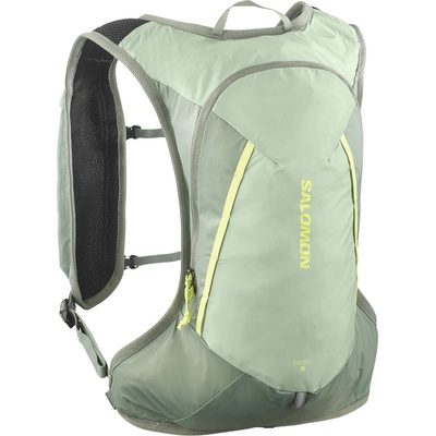 Salomon Туристическа раница Salomon Cross 8 Walking backpack - Green Milieu / Agave Green / Sharp Green - размер One Size (502-8387-0611)