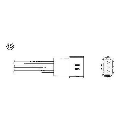 Lambda sonda NGK OZA73-F1