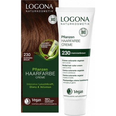 Logona Krémová farba na vlasy gaštanovohnedá 150 ml