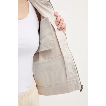 adidas Originals Памучно яке adidas Originals AOP CROP JACKET в бежово преходен модел с уголемена кройка JC8853 (JC8853)