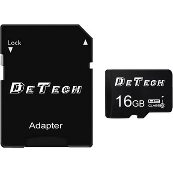 Image 1 of DeTech microSDHC 16GB C10 62043