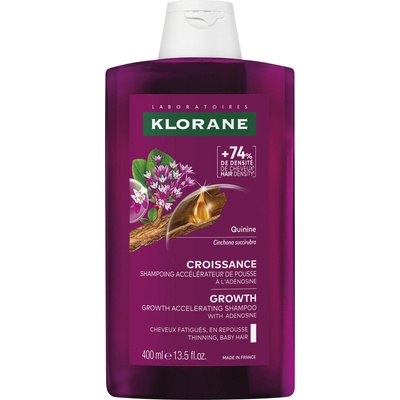 Klorane Quinine Шампоан за растеж на косата, 400 ml