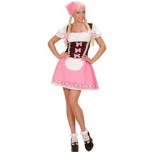dirndl bavorská dívka se spodničkou, šátek