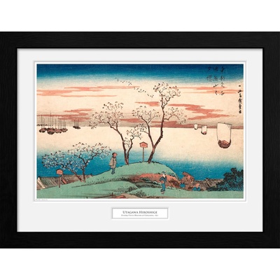 GB eye Плакат с рамка GB eye Art: Hiroshige - Cherry Blossom at Gotenya (PFC3703)